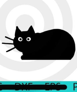 Cute Black Cat, Halloween 2021, Halloween, Halloween Theme, Halloween Gift, 2021 Halloween, Funny Halloween cat, Customizable PNG