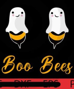 Cute Boo Bees, Halloween, Halloween Theme, Halloween Gift, Halloween 2021, 2021 Halloween, Cute Awesome Art, Funny Gift, Halloween Art, Customizable PNG
