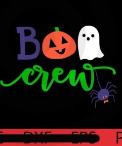 Cute BOO CREW, Halloween 2021, Halloween, Halloween Theme, Halloween Gift, Pumpkin, Spider, ghost, 2021 Halloween, Halloween Art Gift, Customizable PNG