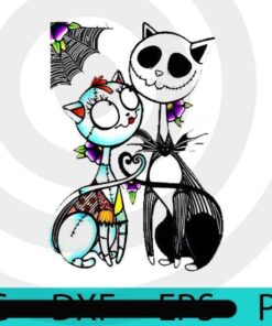 Cute Cat Jack Skellington , Halloween 2021, Halloween, Funny, Cute, Scary, 2021 Halloween, Halloween Theme, Halloween Art, Gift for man woman kid, Customizable PNG
