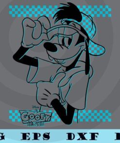 Cute Disney A Goofy Movie, Max Goof 90s, Maximilian Max Goof, 90s cartoon, Customizable Layered Svg, Svg Eps Png Dxf