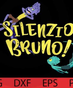Cute Disney Pixar Luca Silenzio Bruno! Characters Swimming cartoon sport kids children Customizable Layered Svg, Svg Eps Png Dxf