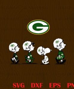 Cute Green Bay Packers, American Football Team, Football's Fans, National Football League Layered Svg Eps Png Dxf