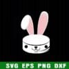 Cute Hockey Bunny, Funny Kids, Boys, Girls, Happy Easter Day, Cute Rabbit Face, Love Bunny, Easter Bunny, Layered SVG, DXF, PNG, EPS
