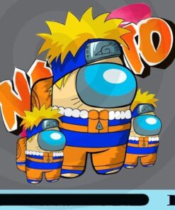 Cute Naruto Chibi, Naruto Uzumaki, Naruto Cartoon, fictional Character, Among Us Naruto, Among Us, Customizable Png