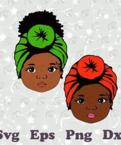 Cute Peekaboo girl Bundle, Black Princess, Cute Black African American kid, Afro Puff, Peekaboo Kids, SVG PNG DXF, EPS, PDF