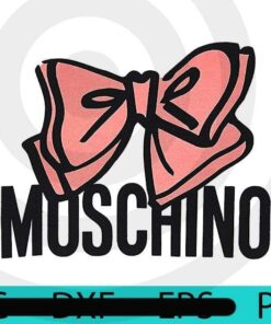 Cute Pink Ribbon Moschino, Halloween 2021 art, Halloween, Halloween Theme, Scary Halloween Gift, Customizable PNG