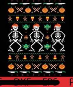 Cute Trick or Christmas Skeleton, Halloween 2021 art, Halloween, Halloween Theme, Scary Halloween Gift, Customizable PNG