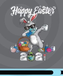 Dabbing Rabbit Easter Day Eggs Dab Boys Girls Kid gift bunny Customizable PNG