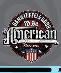 Damn It Feels Good To Be American, American Flag, veterans usa, American Veterans, Proud Veteran Customizable PNG