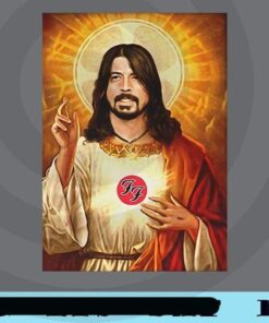 Dave Grohl, Foo Fighter, Jesus Ladies, Dave Grohl Art, Foo Fighter Lovers, Jesus, Jesus Lovers, David Eric Grohl, Drummer Gift, Rock, Customizable Png