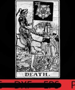Death Tarot Card, Halloween 2021, Halloween, Halloween Theme, Halloween Art, 2021 Halloween, Halloween Gift, Man woman gift, Customizable PNG
