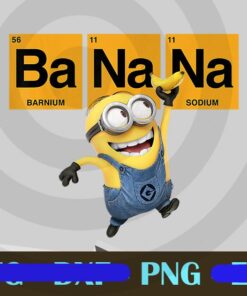 Despicable Me Minions Banana Elemental Square Happy Portrait, Barnium, Sodium, Funny Minions, Customizable PNG