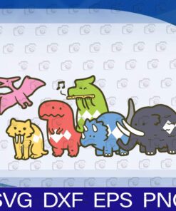 Dino Ranger Cartoon Art,, Cute Dinosaur, Dinosaur Lovers Svg, Dxf, Eps, Png Download