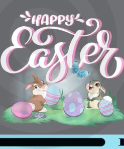 Disney Bambi, Happy Easter 2021, Bambi Characters, Thumper Characters, Positive, Cute, Pink Photo, Customizable PNG