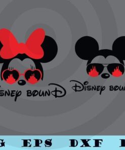 Disney Bound Svg, Family Disney Bound, Disney vacation,Disney vacation 2021, Disney Family, Mickey And Minne Customizable Layered Svg, Svg Eps Png Dxf