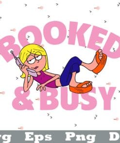 Disney Channel Lizzie McGuire Animated Lizzie Booked & Busy, Lizzie McGuire, Animated Lizzie, Pretty Gift For Girl, Layered SVG, DXF, PNG, EPS