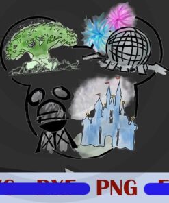 Disney, Disney Vacation, Disney Family, Disneyworld, Disney Mickey, Mickey Head Art, Customizable PNG