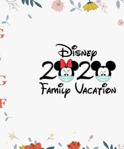 Disney Family Vacation 2020, Mickey Mouse Ears, Face Mask, Disney Trip, Mickey Lover, Minnie, Layered Svg Eps Png Dxf