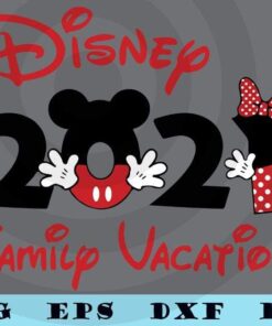 Disney Family Vacation 2021 Svg, Mickey Mouse Ears Svg, Disney Svg, Disneyland Svg, Disney Trip, Disney Family Vacation Customizable Layered Svg, Svg Eps Png Dxf