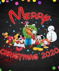 Disney Mickey And Friend, Merry Christmas 2020 Svg, Christmas Svg, Merry Christmas Svg, Mickey Svg, Disney World, Snowman Layered SVG, DXF, PNG, EPS