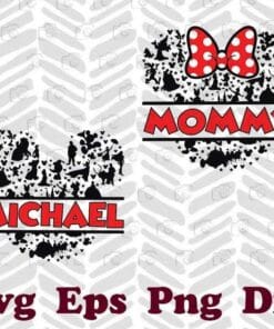 Disney Mickey And Minnie Head Art, Disney Trip 2021, Disney Vacation 2021, Summer Time, Custom Name, Mickey Head, Minnie Disney, Layered SVG, DXF, PNG, EPS