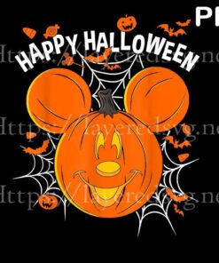 Disney Mickey & Friends Mickey Pumpkin Happy Halloween , 2021 Halloween, Retro halloween Art, 2021 halloween gift, halloween theme Customizable PNG