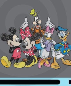 Disney Mickey Mouse and Friends, Donald Duck, Mickey, Minnie, Goofy, Daisy Duck, Disney Cartoon, Customizable Png