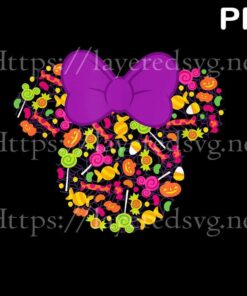 Disney Minnie Mouse Icon Candy Halloween, 2021 Halloween, Retro halloween Art, 2021 halloween gift, halloween theme Customizable PNG