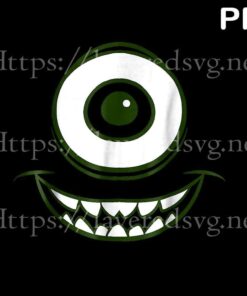 Disney Monsters Inc. Mike Wazowski Halloween Graphic , 2021 Halloween, Retro halloween Art, 2021 halloween gift, halloween theme Customizable PNG