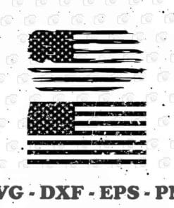 Distressed American Flag, US Distressed flag, Love America, Bundle Flag,4th of July , distressed flag, grunge flag, patriotic, Independence Day 2021, SVG PNG DXF, EPS, PDF
