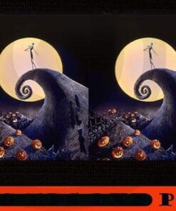 Double poster The Nightmare Before Christmas, Disney Film Poster, Happy Halloween 2021, Customizable PNG