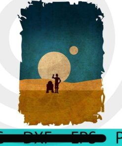 Droids In The Dunes, Halloween 2021, Halloween, Halloween Theme, Halloween Art, 2021 Halloween, Halloween Gift, Man woman gift, Customizable PNG