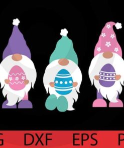 Easter day, Holiday gnomies bundle, Cute sweet awesome Funny Gnomes Customizable Layered Svg, Svg Eps Png Dxf