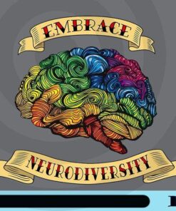 Embrace Neurodiversity, Autism Sticker, Actually Autistic, Neurodiversity, Autism Pride, Adult Autistic, Customizable Png