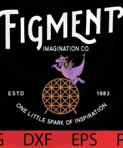Epcot Figment Shirt, Disney Shirts, Figment Shirt, Figment Disney Shirt, Disney World Shirt,Women Disney Shirt, Disney Trip Shirt, Customizable Layered Svg, Svg Eps Png Dxf