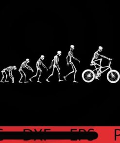 Evolution BMX Skeleton, Halloween 2021, Halloween, Halloween Theme, Scary Halloween Art, Halloween Gift, Customizable PNG