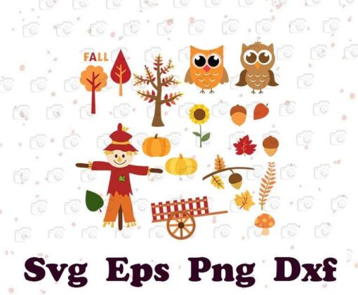 Fall SVG, Harvest SVG, Autumn Svg, Happy Fall Yall SVG, Scarecrow Svg, Scarecrow Svg, Pumkin Svg, Halloween Svg, Svg Eps Png Dxf