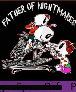 father of nightmares, 2021 Halloween, horror art, scary quote cute funny Art, Halloween Theme, Customizable PNG