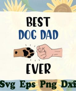 Fathers Day Card From The Dog, Fathers Day Card, Dog Dad Card, Gift From Dog, Birthday Card From The Dog, SVG PNG DXF, EPS, PDF