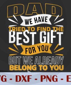 Fathers Day Shirt for Dad from Kids Daughter Son Wife, Customizable Layered Svg, Svg Eps Png Dxf