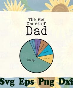 Father's Day, The Pie Chart Of Dad, Love Sleeping Dad, Birthday Gift For Dad, Loose Change, Made Up Stories, Taxi Driver, Comedian,SVG PNG DXF, EPS, PDF