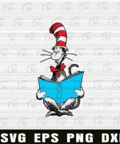 Fiction is my Addition, Reading Book, Love Reading, Book Lover, Dr Seuss, Seuss's birthday , Layered Svg Eps Png Dxf