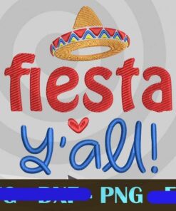FIESTA YALL Mexican Hat Cinco de Mayo Mexico Customizable PNG