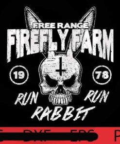 Firefly Farms run rabbit , Cute Halloween, Funny, Trending Halloween, Halloween, Cute Halloween Art, Funny Halloween , Halloween Art, 2021 halloween, 2021 halloween gift, halloween theme, man gift , woman gift, Customizable PNG