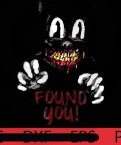 FOund you Cartoon cat Horror Cat , Halloween, Halloween 2021, 2021 Halloween, Halloween Theme, Halloween Gift, Scary Art, Funny Art, Cute Awesome Art, Customizable PNG