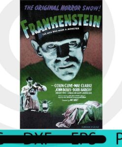 Frankenstein movie, Halloween 2021 art, Halloween, Halloween Theme, Scary Halloween Gift, Customizable PNG