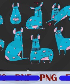 French Bulldogs Blue dogs dog dad dog mom Design Bundles Customizable PNG