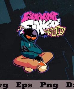 Friday Night Funkin Game Battle Whitty For Women Men Kids, Video game, Game Lovers, Newgrounds, Layered SVG, DXF, PNG, EPS