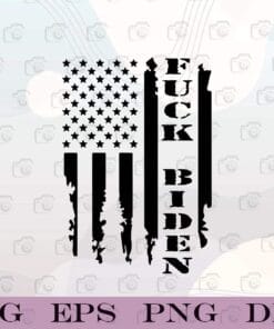 Fuck Biden, Anti Jobiden,American Flag, USA Flag, Distressed Flag, Joe Biden, Layered Svg Eps Png Dxf